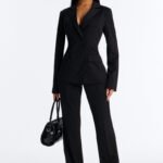 Women’s Double-Breasted Blazer & Pant Set