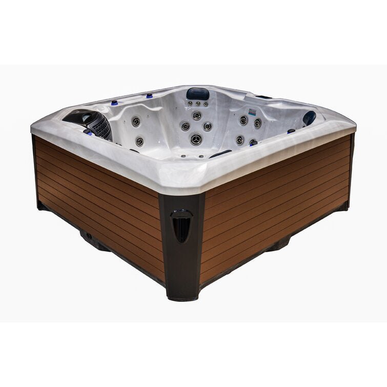 76 – Jet Acrylic Square Hot Tub with Ozonator - Image 16
