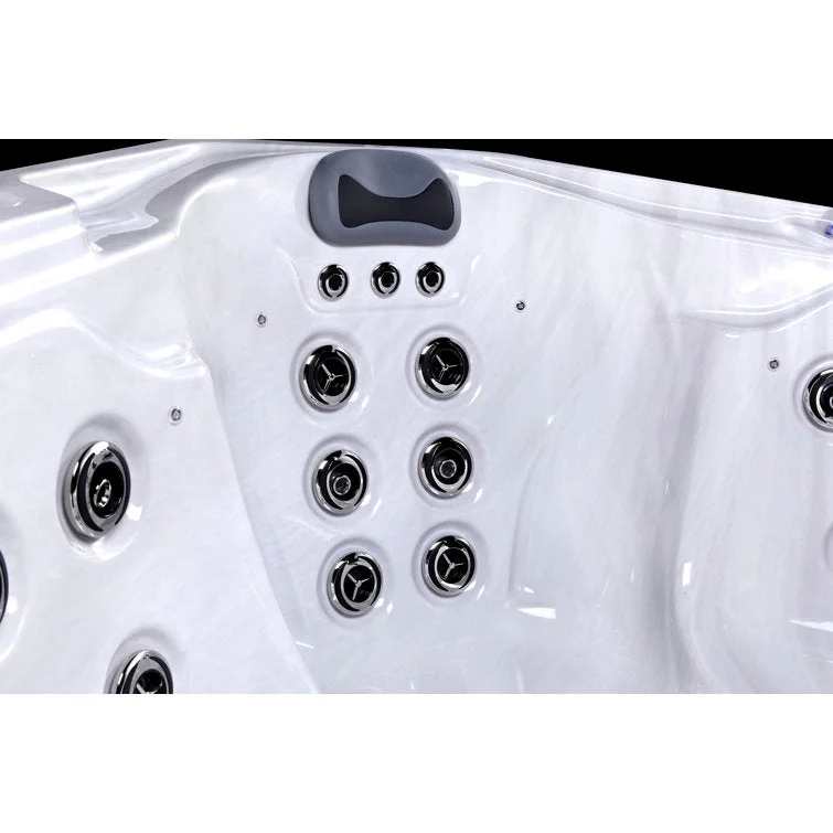 76 – Jet Acrylic Square Hot Tub with Ozonator - Image 5