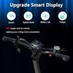 NANROBOT Electric Scooter Adults 50mph Dual Motor Electric Scooter with Suspension 80Miles Range Fast Sports Escooter Folding 10″ Off Road Tires 330LBS Max Load Complies with UL2272 Certification - Image 5
