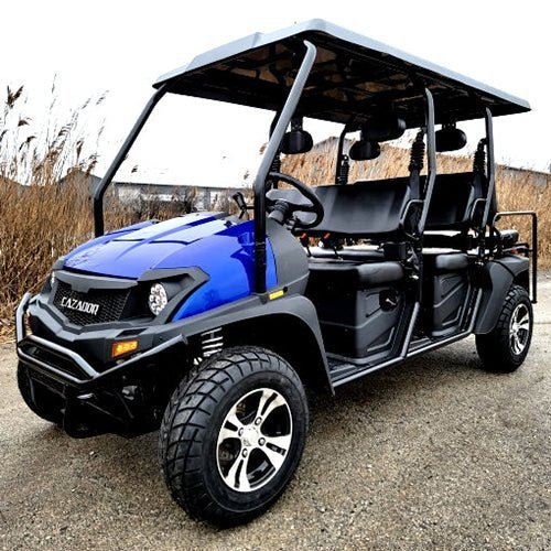 OUTFITTER-LIMO-400-RED_a_aceb7f4a-0411-4d56-86e7-f5a19171cbd8-1.jpg 6 Seater Gas Golf Cart GVX Limo EFI Utility Vehicle Six Passenger UTV 2WD/4WD – CAZADOR LIMO 400cc – BLUE - Image 1