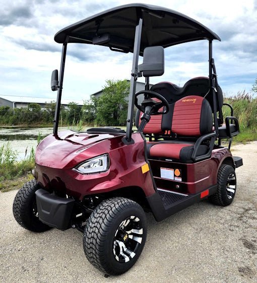 RenegadeXRed-1_5b0762d0-6cee-4b00-8f50-169c62062c3d-1.jpg 48V Electric Golf Cart 4 Seater Red Renegade X Edition Utility Golf UTV - Image 1