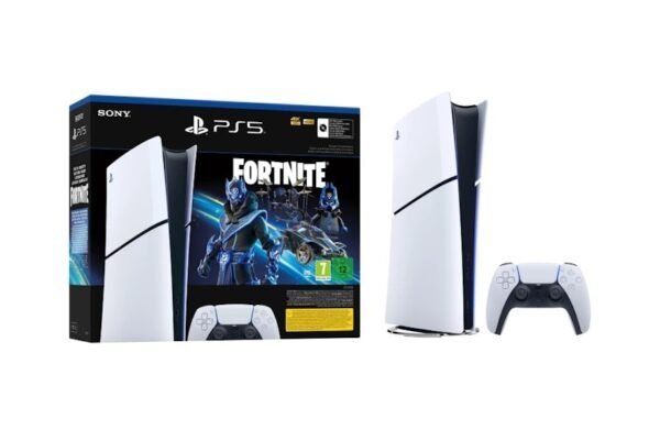 Sony-PlayStation-5-PS5-Slim-Digital-Fortnite-Cobalt-Star-Console-EU-Plug-600x401-2.jpg Sony PlayStation 5 PS5 Slim Digital Edition Console – Fortnite Cobalt Star Bundle, EU Plug - Image 1