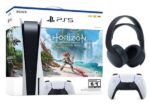 Sony PS5 PlayStation 5 Blu-ray Console with Horizon Forbidden West Game + PULSE 3D Wireless Headset Bundle – 1000032115/1000032000