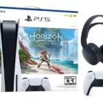 Sony PS5 PlayStation 5 Blu-ray Console with Horizon Forbidden West Game + PULSE 3D Wireless Headset Bundle – 1000032115/1000032000