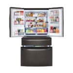 LG 30 Cu. Ft. French Door Refrigerator, 36-Inch Wide, Stainless Steel - UK Fast Gas - Image 3