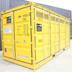 20FT new yellow container with open doors - Image 2
