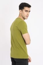 PREMIUM COTTON CREW NECK TEE-OLIVE | Premium Quality Fashion Apparel - Image 5