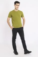 PREMIUM COTTON CREW NECK TEE-OLIVE | Premium Quality Fashion Apparel - Image 6