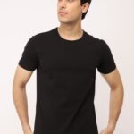 PREMIUM COTTON CREW NECK TEE-BLACK | Premium Quality Fashion Apparel