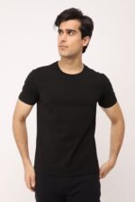 PREMIUM COTTON CREW NECK TEE-BLACK | Premium Quality Fashion Apparel