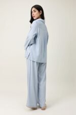 PURE FORM LOUNGE SET-BLUE | Premium Quality Fashion Apparel - Image 2