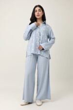 PURE FORM LOUNGE SET-BLUE | Premium Quality Fashion Apparel - Image 4