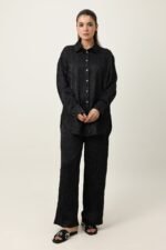 GRACE APPEARANCE CO_ORD-BLACK | Premium Quality Fashion Apparel
