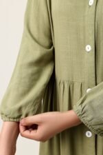 FLOW TIER DRESS-GREEN | Premium Quality Fashion Apparel - Image 4