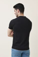 RADIUS BAND COLLAR TEE-BLACK | Premium Quality Fashion Apparel - Image 6