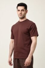 MEN SOLID HALF SLEEVE-COFFEE | Premium Quality Fashion Apparel - Image 7