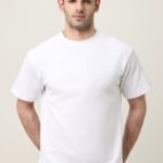 MEN SOLID HALF SLEEVE-WHITE | Premium Quality Fashion Apparel