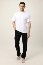 MEN SOLID HALF SLEEVE-WHITE | Premium Quality Fashion Apparel - Image 3