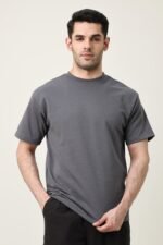 MEN SOLID HALF SLEEVE-DK-GREY | Premium Quality Fashion Apparel - Image 10