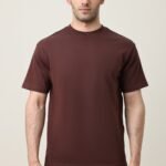 MEN SOLID HALF SLEEVE-COFFEE | Premium Quality Fashion Apparel
