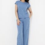 SEASONAL BLEND CO-ORD SET-SKY-BLUE | Premium Quality Fashion Apparel
