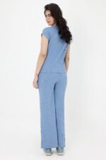 SEASONAL BLEND CO-ORD SET-SKY-BLUE | Premium Quality Fashion Apparel - Image 2