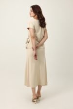 POISED LUXURIOUS PREMIUM CO_ORD-BEIGE | Premium Quality Fashion Apparel - Image 5