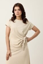 POISED LUXURIOUS PREMIUM CO_ORD-BEIGE | Premium Quality Fashion Apparel - Image 6
