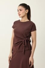 POISED LUXURIOUS PREMIUM CO_ORD-COFFEE | Premium Quality Fashion Apparel - Image 5