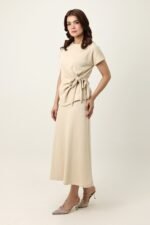 POISED LUXURIOUS PREMIUM CO_ORD-BEIGE | Premium Quality Fashion Apparel - Image 3