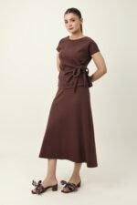 POISED LUXURIOUS PREMIUM CO_ORD-COFFEE | Premium Quality Fashion Apparel
