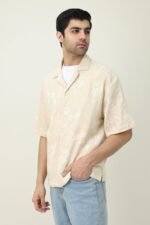 ZENRO PURE FORM SUMMER SHIRT-BEIGE | Premium Quality Fashion Apparel - Image 3