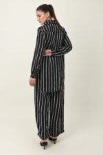 TIMELESS PINSTRIPE CO ORD-BLACK | Premium Quality Fashion Apparel - Image 3