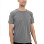 PREMIUM COTTON CREW NECK TEE-DARK-GREY | Premium Quality Fashion Apparel