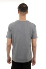 PREMIUM COTTON CREW NECK TEE-DARK-GREY | Premium Quality Fashion Apparel - Image 3