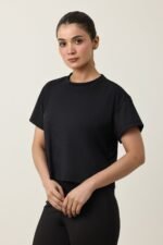 PURE MOTION SHORT T-SHIRT-BLACK | Premium Quality Fashion Apparel