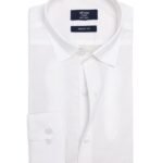 MICRO PATTERN OFFICE SHIRT-OFF/WHT | Premium Quality Fashion Apparel