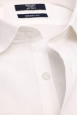 MICRO PATTERN OFFICE SHIRT-WHT | Premium Quality Fashion Apparel - Image 2