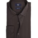 MICRO PATTERN OFFICE SHIRT-BLK | Premium Quality Fashion Apparel