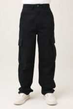 FUNCTION STACK CARGO JEANS-BLACK | Premium Quality Fashion Apparel