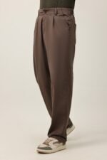 SMART FALL CASUAL BOTTOM-BROWN | Premium Quality Fashion Apparel - Image 4