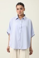 MAJESTIC FALL CASUAL SHIRT-SKY/BLU | Premium Quality Fashion Apparel