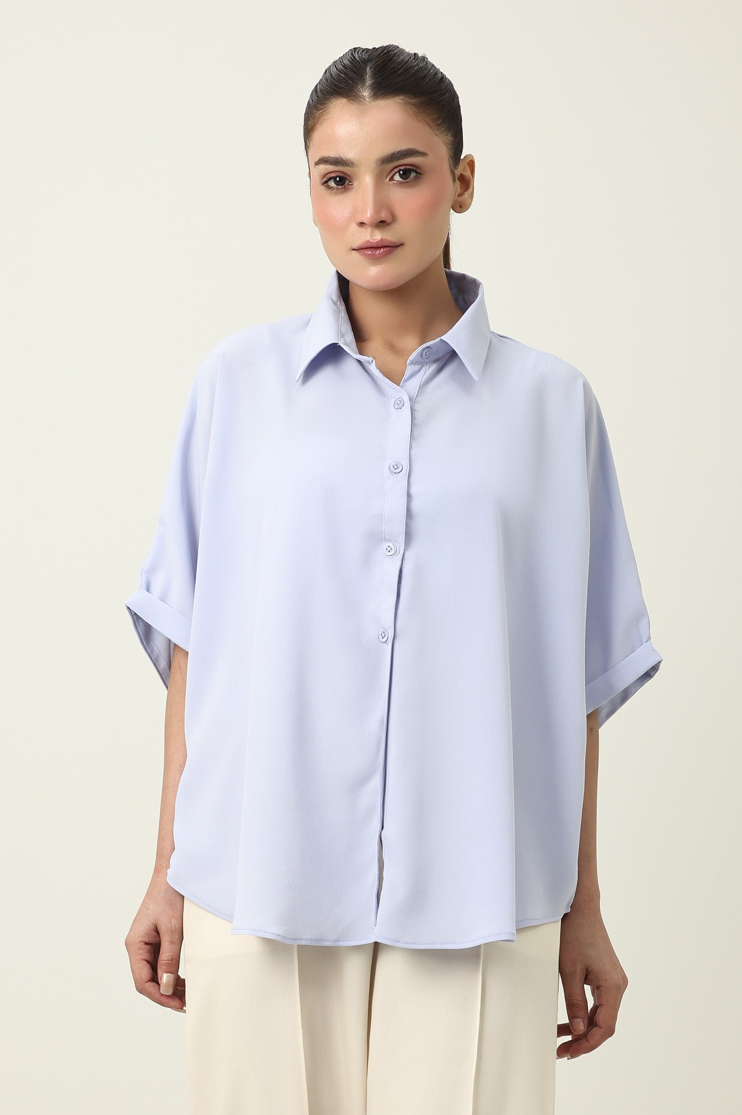 SRW101_4 MAJESTIC FALL CASUAL SHIRT-SKY/BLU | Premium Quality Fashion Apparel - Image 1