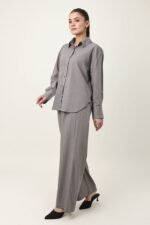 MODEST COMFORT CO_ORD SET-GREY | Premium Quality Fashion Apparel - Image 4