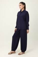 REGAL EASE CO ORD-NAVY | Premium Quality Fashion Apparel - Image 2