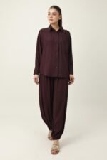REGAL EASE CO ORD-COFFEE | Premium Quality Fashion Apparel