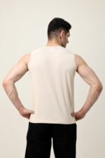 PURE FORM MUSCLE TEE-BEIGE | Premium Quality Fashion Apparel - Image 5