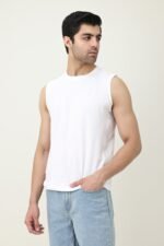 PURE FORM MUSCLE TEE-WHITE | Premium Quality Fashion Apparel - Image 5
