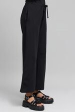 HIGH-STRETCH RELAXED FITNESS TROUSERS-BLACK | Premium Quality Fashion Apparel - Image 8